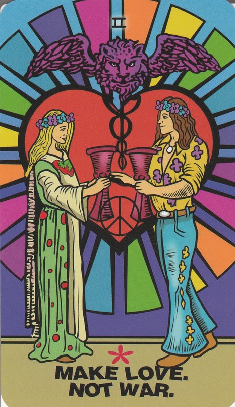 Two of Cups Groovy Waite Tarot Jan 2021  20201219 0001